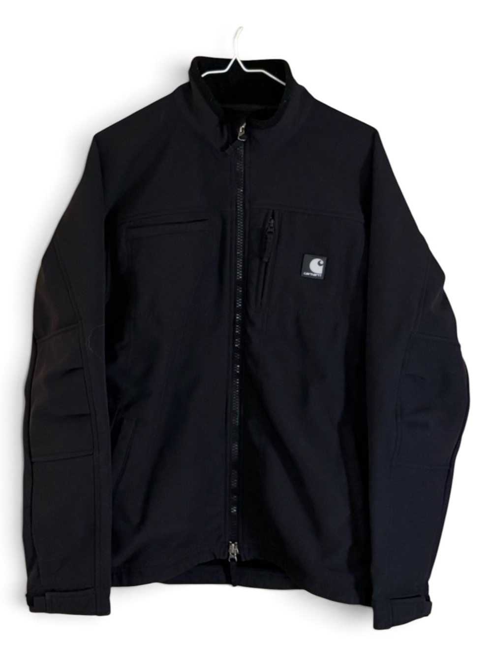 Carhartt Black Lightweight Softshell Fleece Lined Water Resistant Jacket